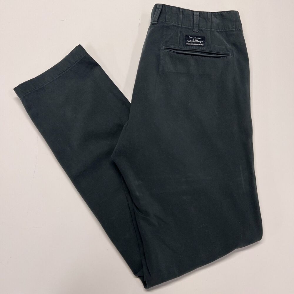 Paul Smith Jeans Mens 32x32 Dark Gray Cotton Wool Button Fly Chino Trousers